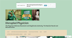 Desktop Screenshot of disruptedphysician.com